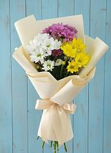 Букет цветов из:  Хризантемы в Троицком