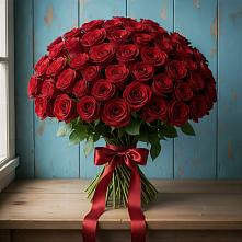 Букет Красные розы Блэк Меджик в Троицком