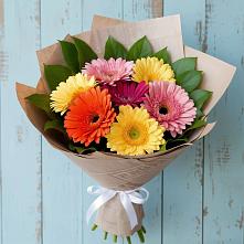 Букет цветов из:  Герберы #REPLACE_PRED# Троицком
