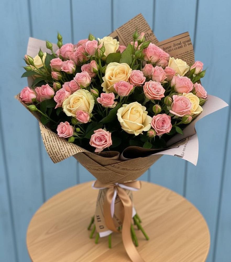 Букет цветов из: Розы в Троицком