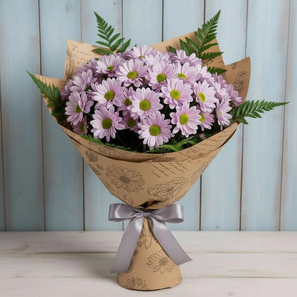 Букет цветов из: Хризантемы в Троицком
