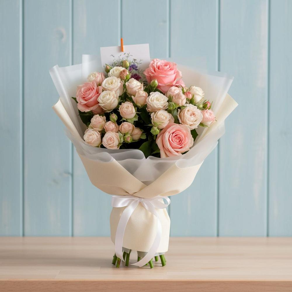 Букет цветов из: Розы в Троицком