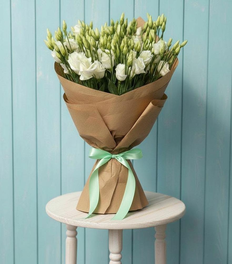 Букет цветов из: Лизиантусы в Троицком