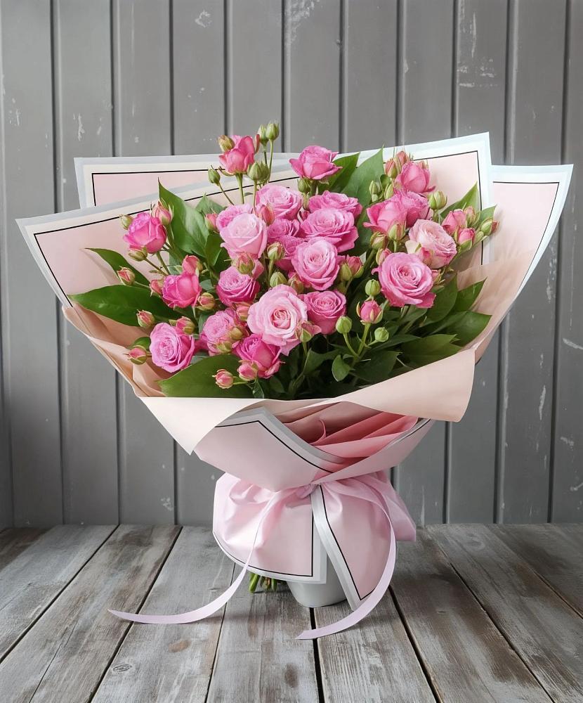 Букет Розовый кустик в Троицком