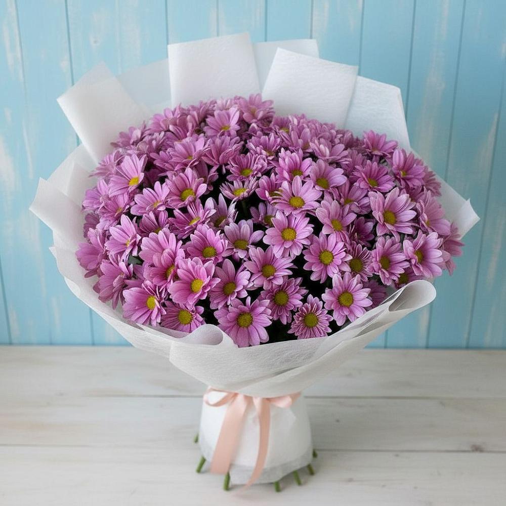 Букет цветов из: Хризантемы в Троицком