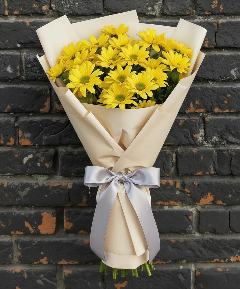 Букет цветов из: Хризантемы в Троицком
