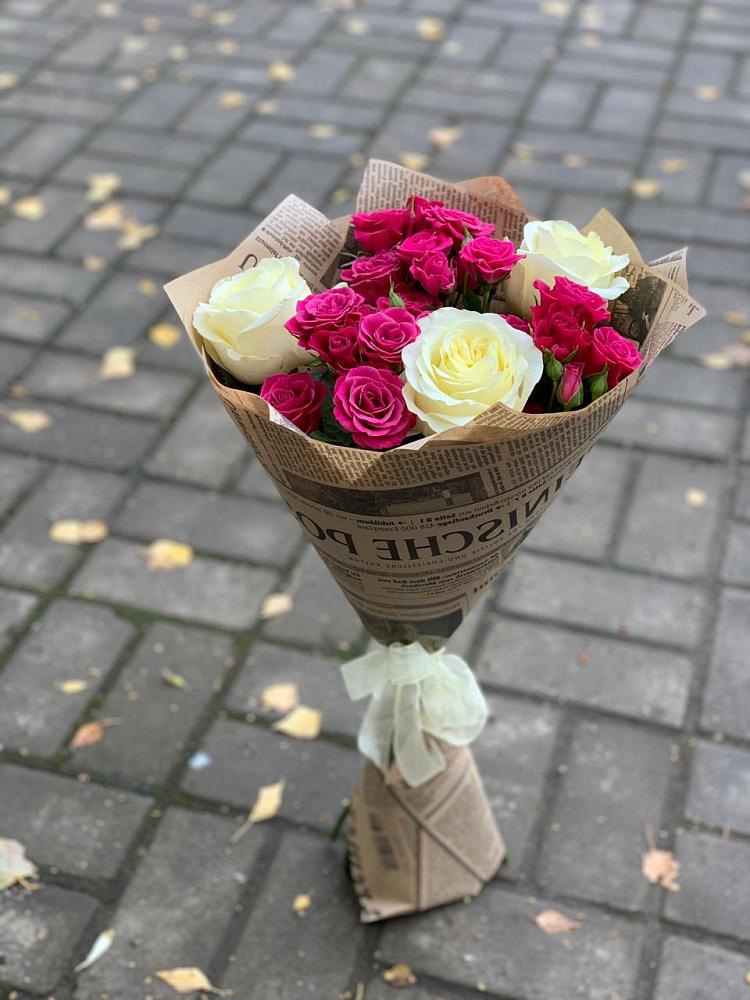 Букет цветов из: Розы в Троицком